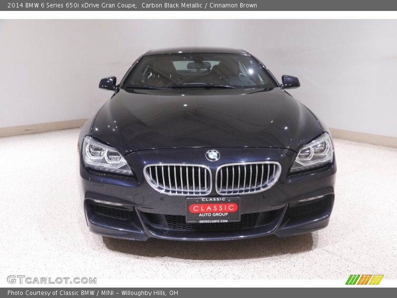 Carbon Black Metallic / Cinnamon Brown 2014 BMW 6 Series 650i xDrive Gran Coupe