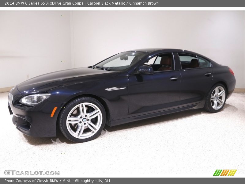 Carbon Black Metallic / Cinnamon Brown 2014 BMW 6 Series 650i xDrive Gran Coupe