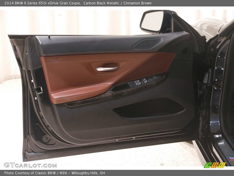 Carbon Black Metallic / Cinnamon Brown 2014 BMW 6 Series 650i xDrive Gran Coupe