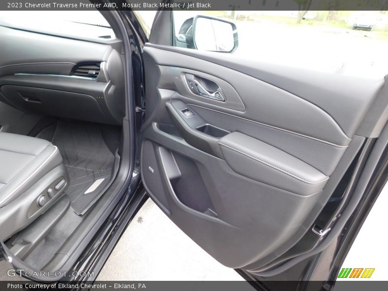 Mosaic Black Metallic / Jet Black 2023 Chevrolet Traverse Premier AWD