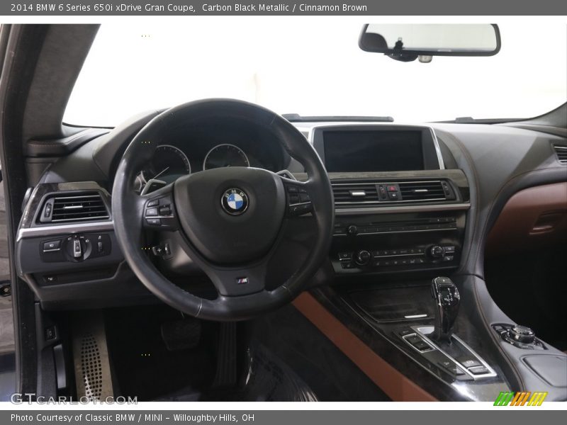 Carbon Black Metallic / Cinnamon Brown 2014 BMW 6 Series 650i xDrive Gran Coupe