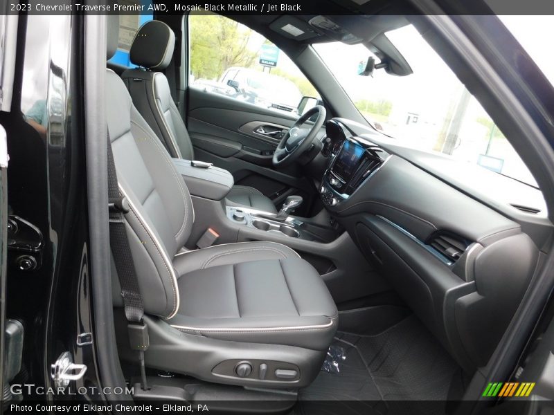 Mosaic Black Metallic / Jet Black 2023 Chevrolet Traverse Premier AWD