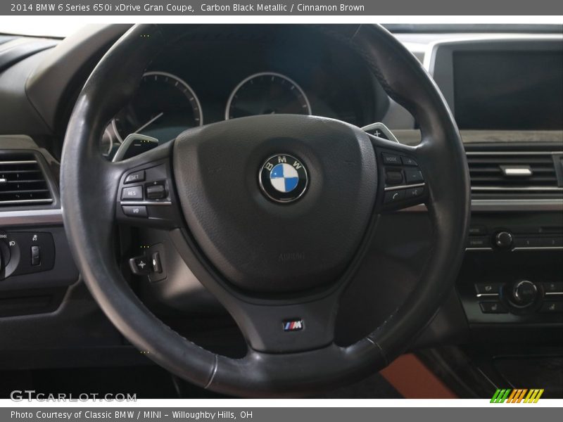 Carbon Black Metallic / Cinnamon Brown 2014 BMW 6 Series 650i xDrive Gran Coupe