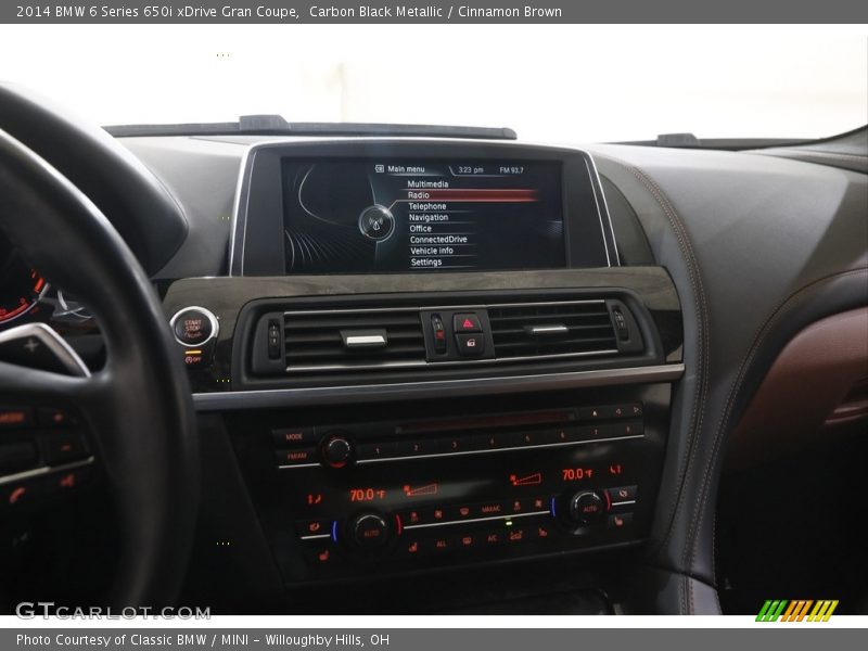 Carbon Black Metallic / Cinnamon Brown 2014 BMW 6 Series 650i xDrive Gran Coupe