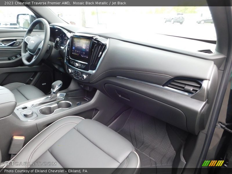 Mosaic Black Metallic / Jet Black 2023 Chevrolet Traverse Premier AWD