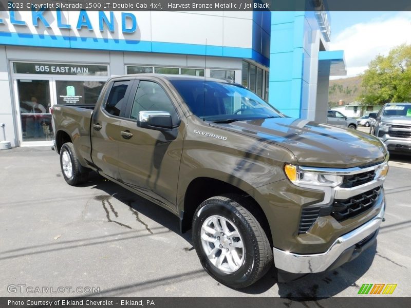 Harvest Bronze Metallic / Jet Black 2023 Chevrolet Silverado 1500 LT Double Cab 4x4