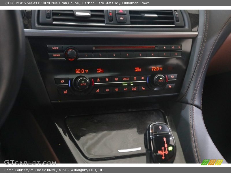 Carbon Black Metallic / Cinnamon Brown 2014 BMW 6 Series 650i xDrive Gran Coupe