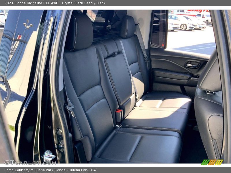 Crystal Black Pearl / Black 2021 Honda Ridgeline RTL AWD