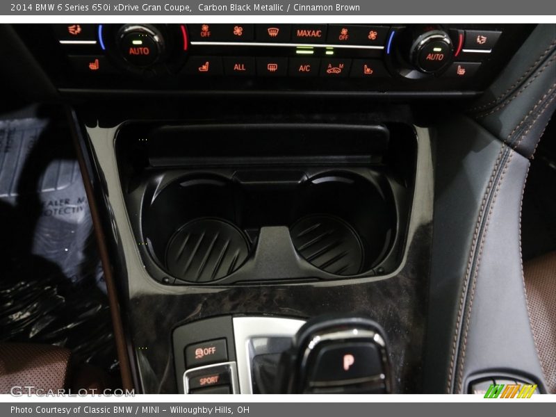 Carbon Black Metallic / Cinnamon Brown 2014 BMW 6 Series 650i xDrive Gran Coupe