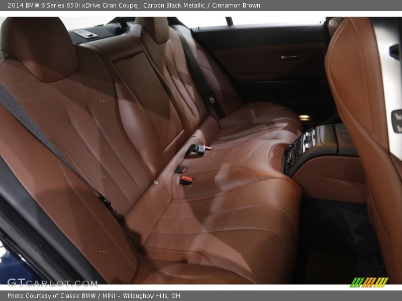 Carbon Black Metallic / Cinnamon Brown 2014 BMW 6 Series 650i xDrive Gran Coupe