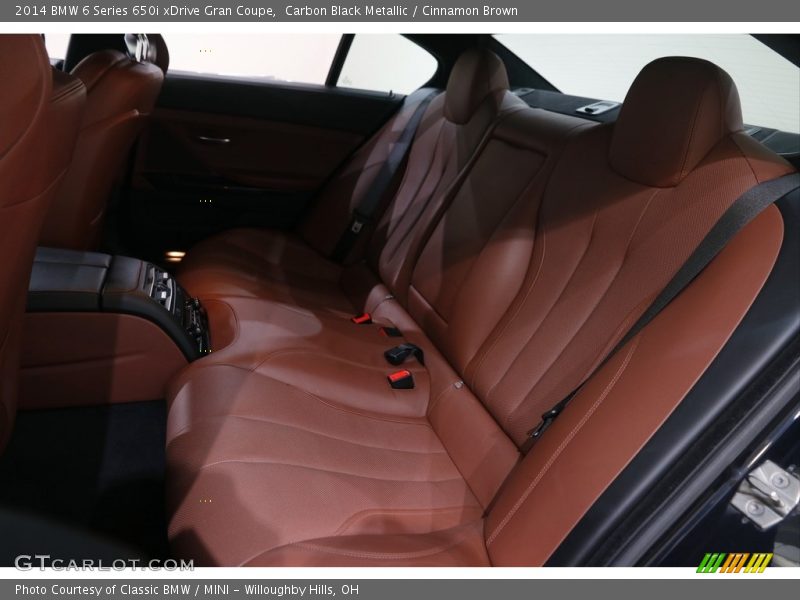Carbon Black Metallic / Cinnamon Brown 2014 BMW 6 Series 650i xDrive Gran Coupe
