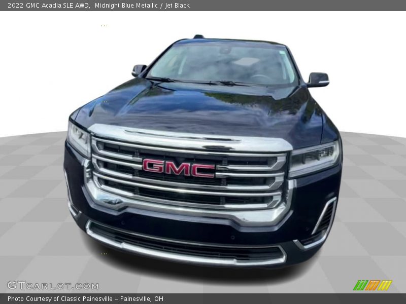 Midnight Blue Metallic / Jet Black 2022 GMC Acadia SLE AWD