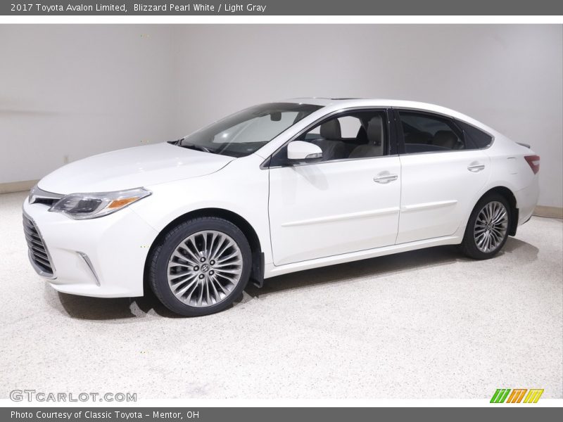 Blizzard Pearl White / Light Gray 2017 Toyota Avalon Limited