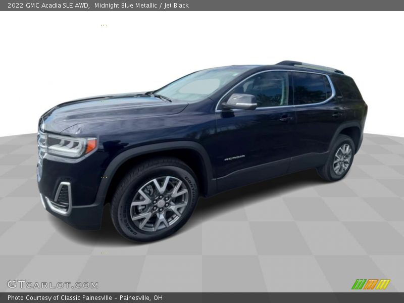 Midnight Blue Metallic / Jet Black 2022 GMC Acadia SLE AWD