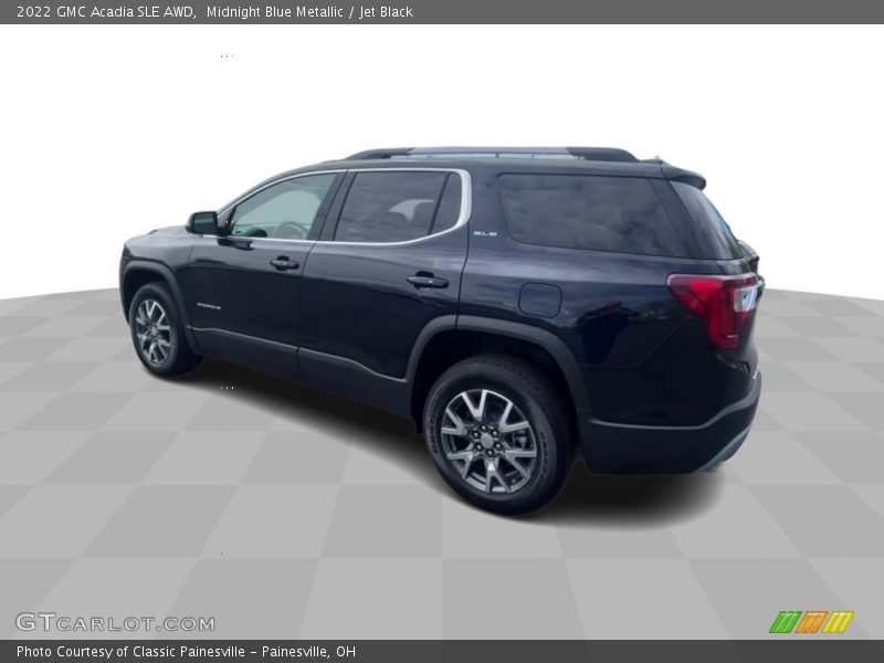 Midnight Blue Metallic / Jet Black 2022 GMC Acadia SLE AWD