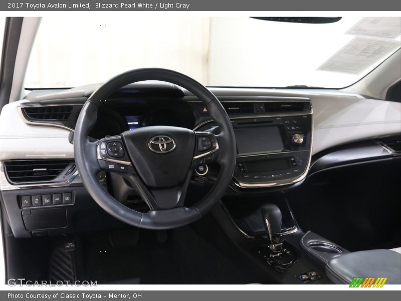 Blizzard Pearl White / Light Gray 2017 Toyota Avalon Limited