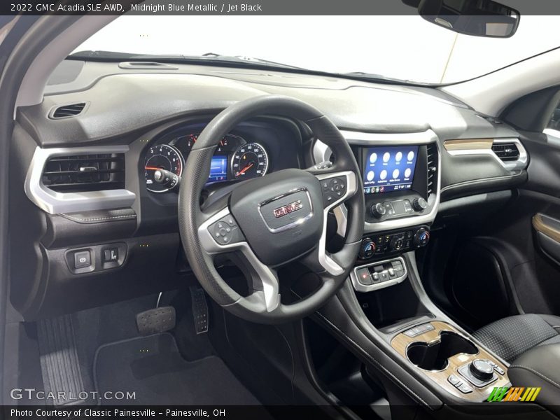 Midnight Blue Metallic / Jet Black 2022 GMC Acadia SLE AWD