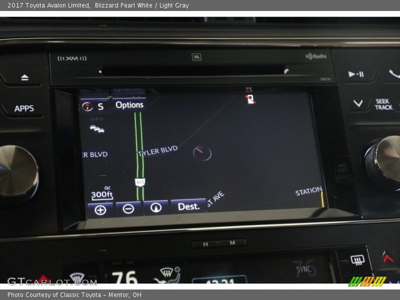 Blizzard Pearl White / Light Gray 2017 Toyota Avalon Limited