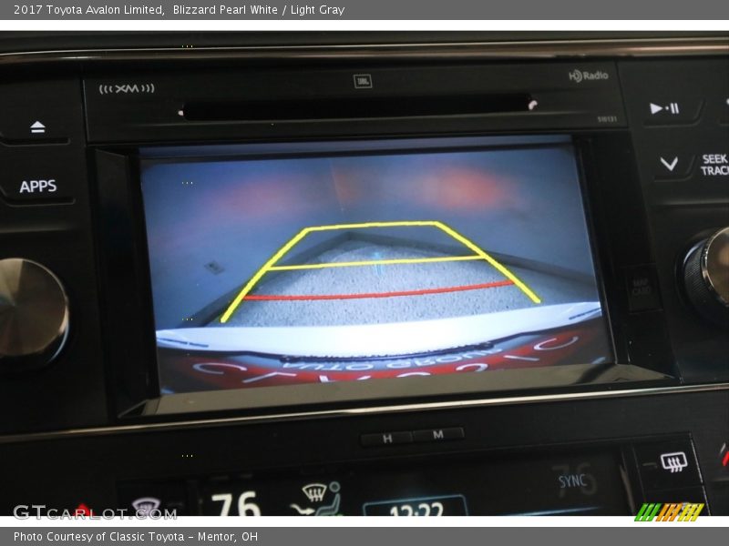 Blizzard Pearl White / Light Gray 2017 Toyota Avalon Limited
