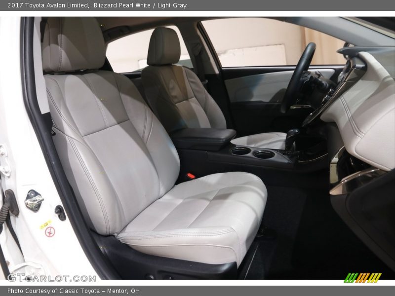 Blizzard Pearl White / Light Gray 2017 Toyota Avalon Limited