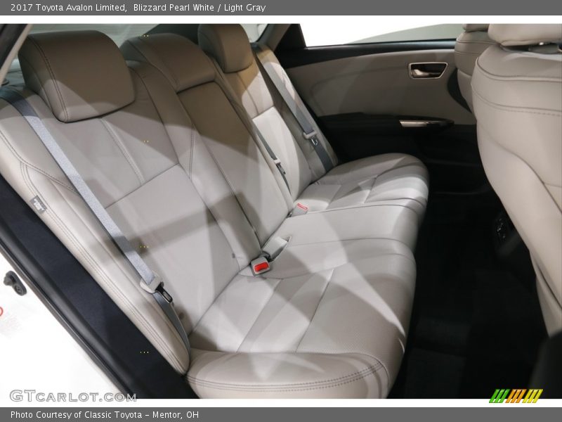 Blizzard Pearl White / Light Gray 2017 Toyota Avalon Limited