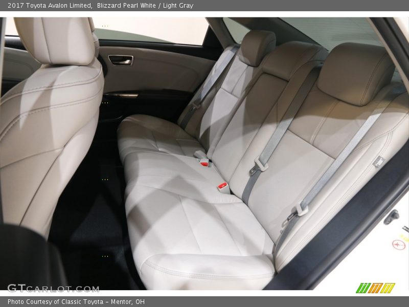 Blizzard Pearl White / Light Gray 2017 Toyota Avalon Limited