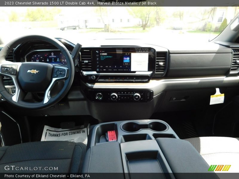 Harvest Bronze Metallic / Jet Black 2023 Chevrolet Silverado 1500 LT Double Cab 4x4