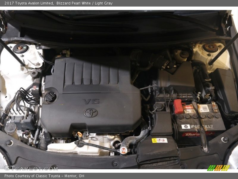 Blizzard Pearl White / Light Gray 2017 Toyota Avalon Limited