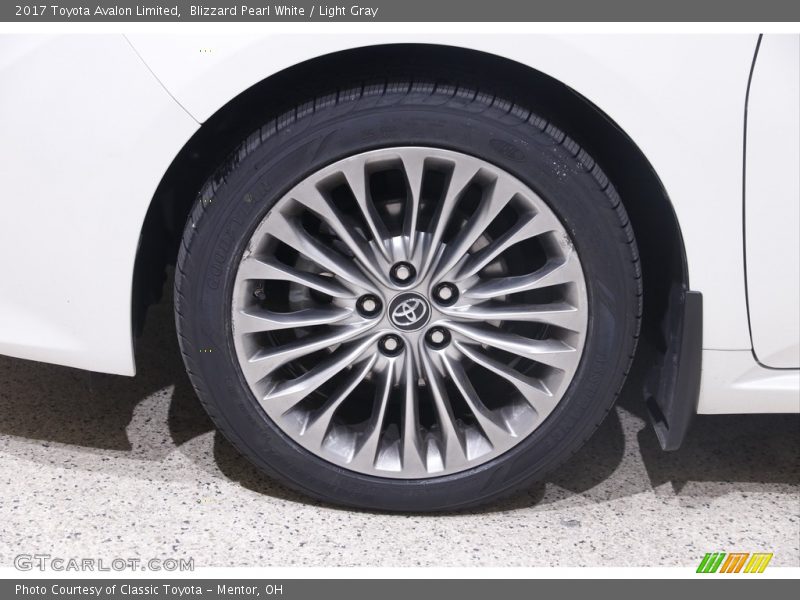 Blizzard Pearl White / Light Gray 2017 Toyota Avalon Limited