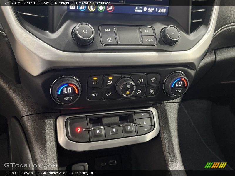 Midnight Blue Metallic / Jet Black 2022 GMC Acadia SLE AWD