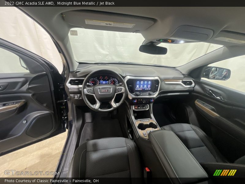 Midnight Blue Metallic / Jet Black 2022 GMC Acadia SLE AWD