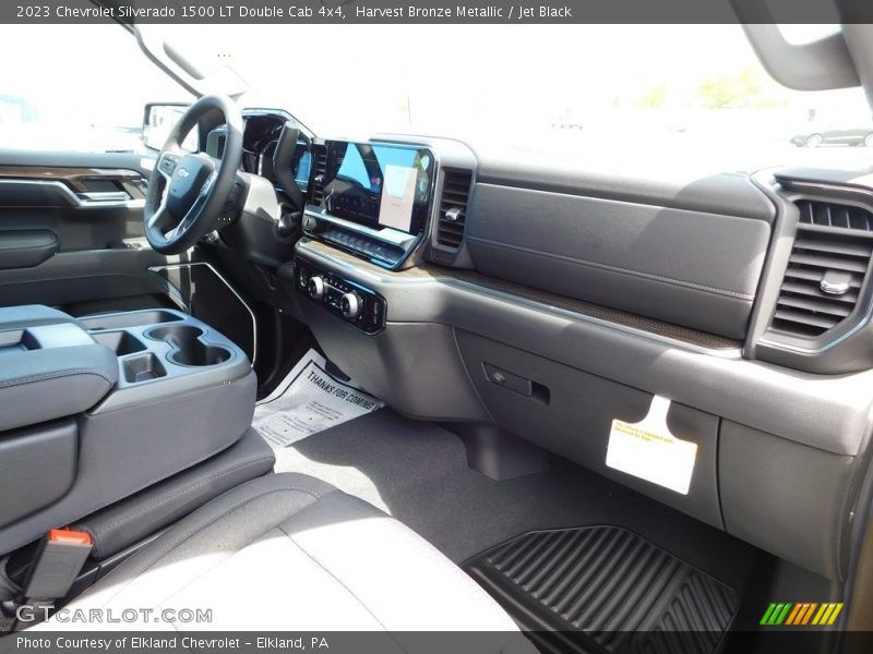 Harvest Bronze Metallic / Jet Black 2023 Chevrolet Silverado 1500 LT Double Cab 4x4