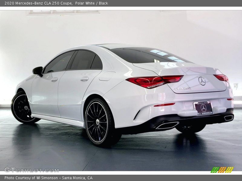 Polar White / Black 2020 Mercedes-Benz CLA 250 Coupe
