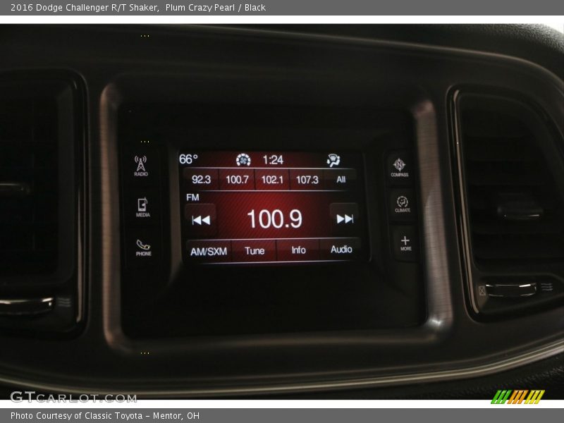 Plum Crazy Pearl / Black 2016 Dodge Challenger R/T Shaker