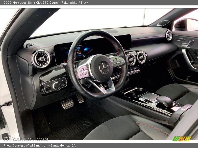 Polar White / Black 2020 Mercedes-Benz CLA 250 Coupe