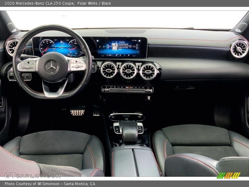 Polar White / Black 2020 Mercedes-Benz CLA 250 Coupe