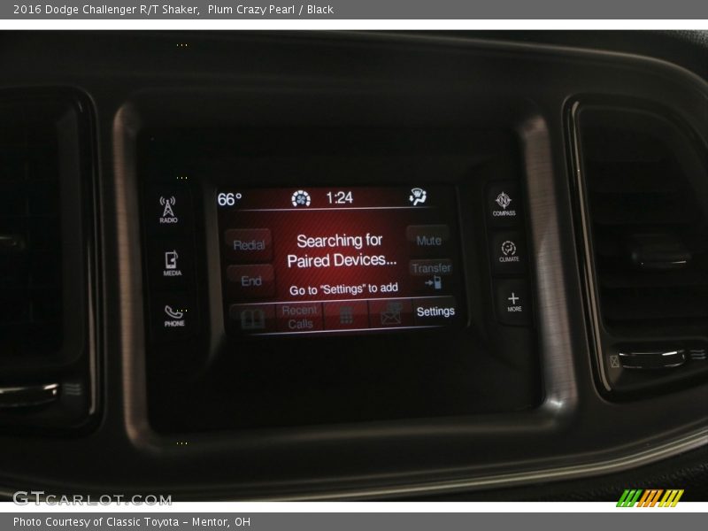Plum Crazy Pearl / Black 2016 Dodge Challenger R/T Shaker