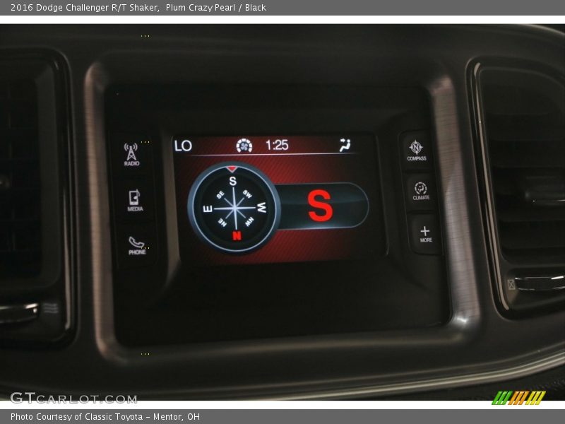 Plum Crazy Pearl / Black 2016 Dodge Challenger R/T Shaker