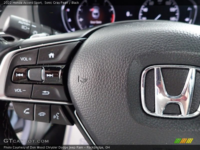 Sonic Gray Pearl / Black 2022 Honda Accord Sport