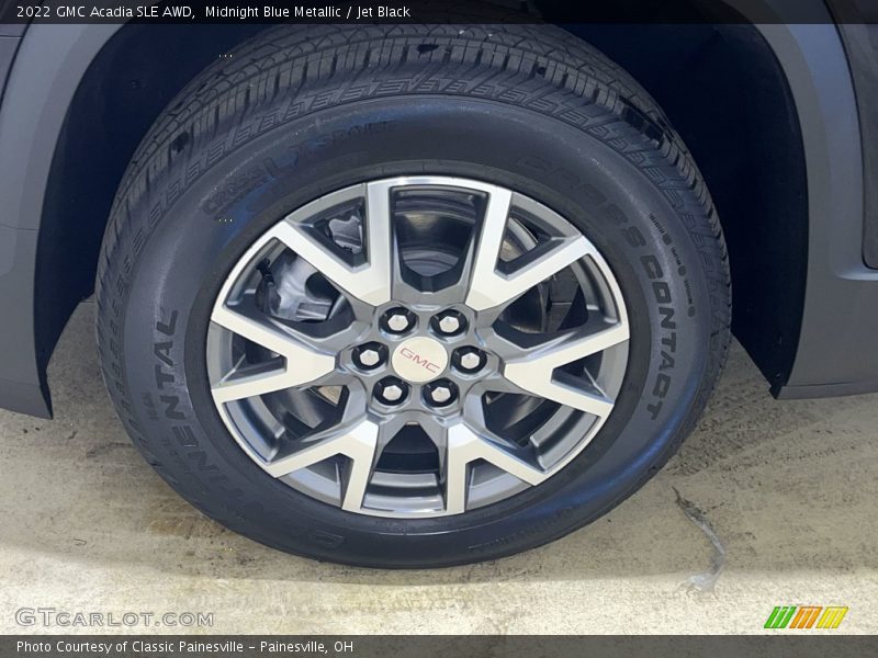 Midnight Blue Metallic / Jet Black 2022 GMC Acadia SLE AWD