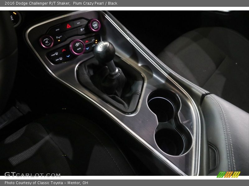 Plum Crazy Pearl / Black 2016 Dodge Challenger R/T Shaker