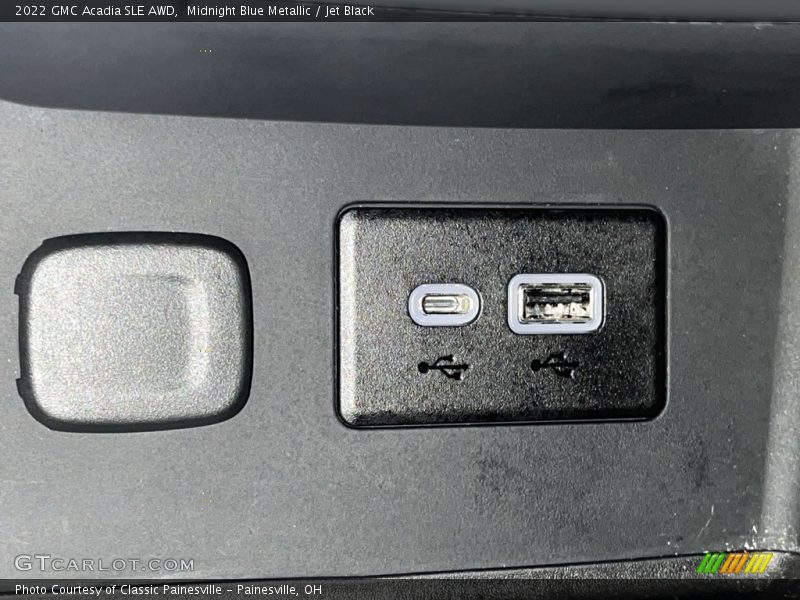 Midnight Blue Metallic / Jet Black 2022 GMC Acadia SLE AWD