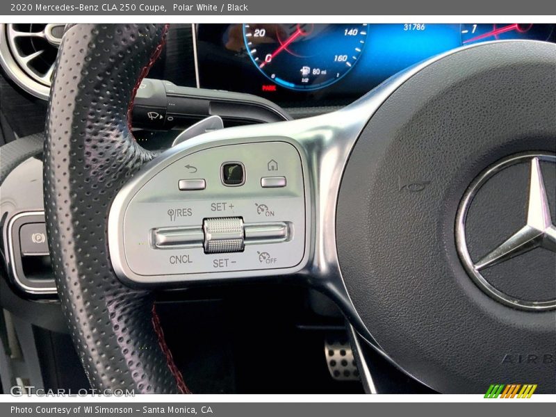 Polar White / Black 2020 Mercedes-Benz CLA 250 Coupe