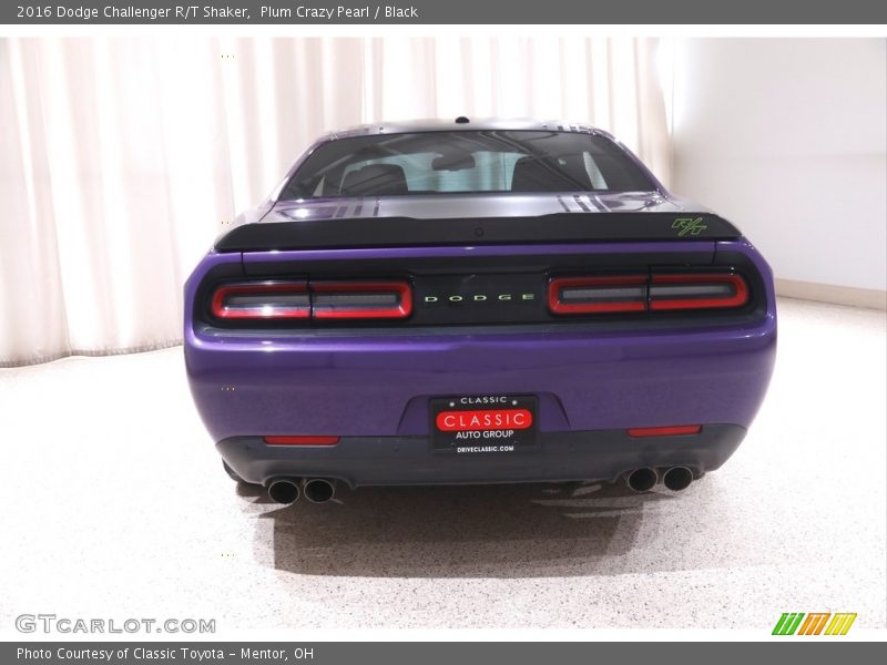 Plum Crazy Pearl / Black 2016 Dodge Challenger R/T Shaker