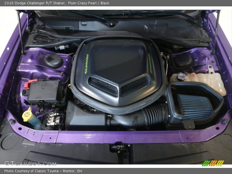 Plum Crazy Pearl / Black 2016 Dodge Challenger R/T Shaker