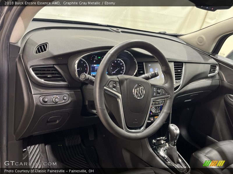 Graphite Gray Metallic / Ebony 2018 Buick Encore Essence AWD