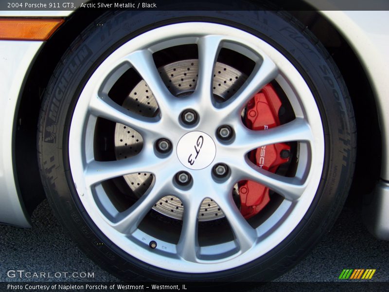 Arctic Silver Metallic / Black 2004 Porsche 911 GT3