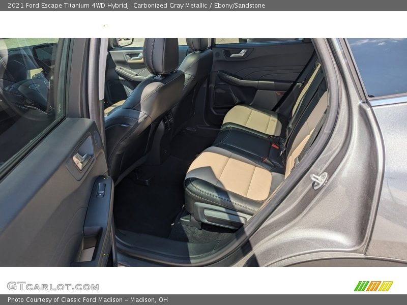 Carbonized Gray Metallic / Ebony/Sandstone 2021 Ford Escape Titanium 4WD Hybrid