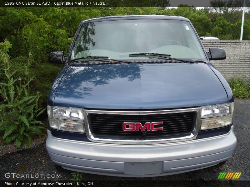 Cadet Blue Metallic / Neutral 1999 GMC Safari SL AWD