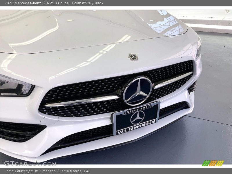 Polar White / Black 2020 Mercedes-Benz CLA 250 Coupe